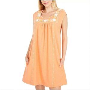 Orange Faherty Dress